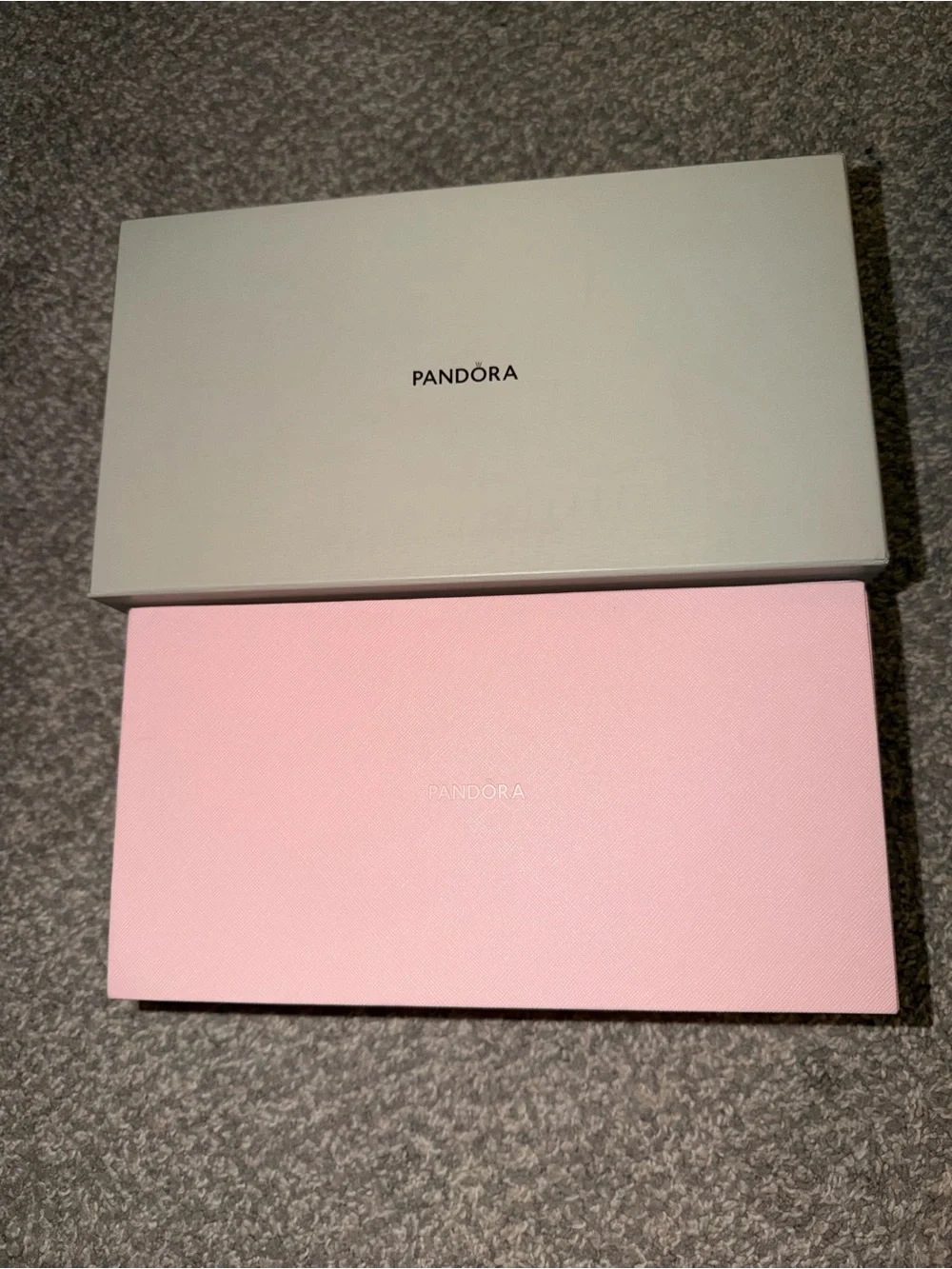 Pandora Pink Large Leather Jewelry Box